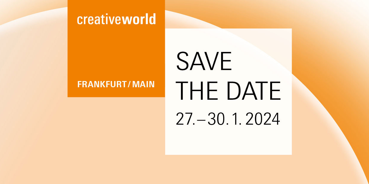 Save the date: Creativeworld vom 27. bis zum 30. Januar 2024