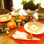 Herbstliche Tischdeko - zur Anleitung