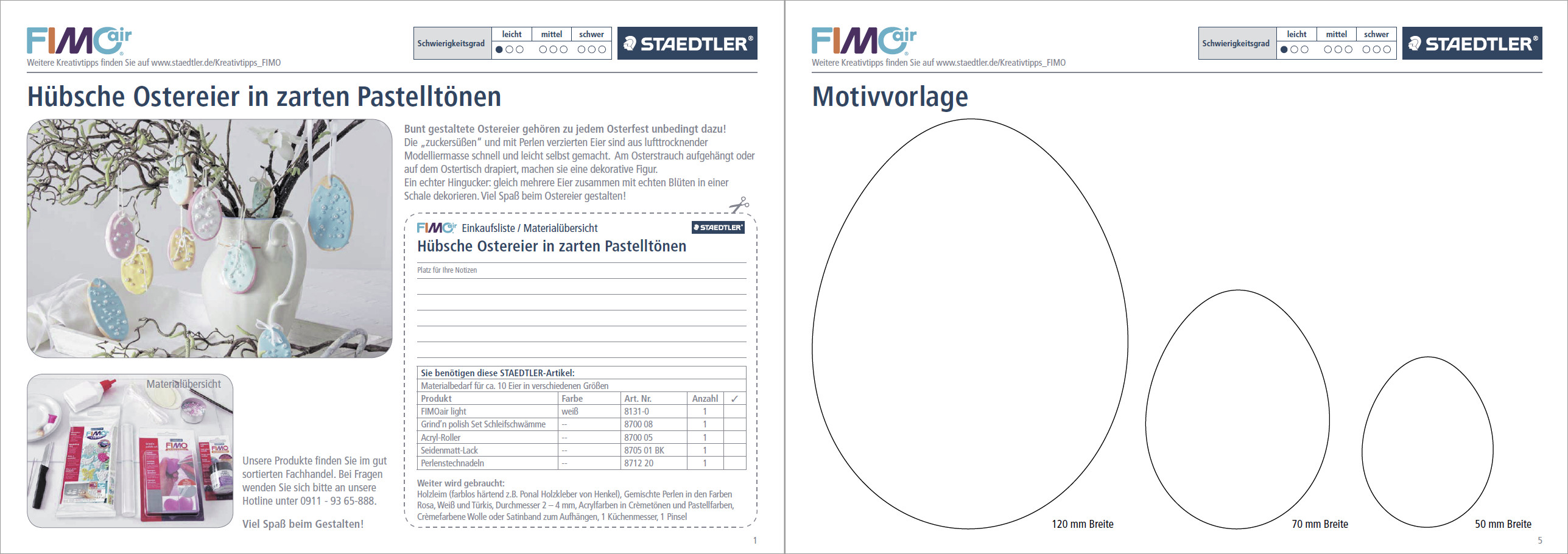 Komplette Anleitung mit Motivvorlage im PDF-Format