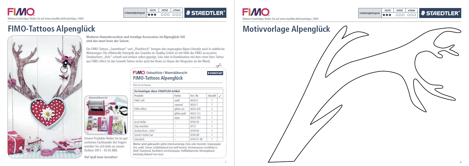 Komplette Anleitung mit den Motiv-Vorlagen im PDF-Format