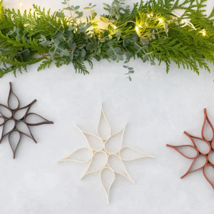 Weihnachtliche Sterne aus FIMO leather-effect - zur Anleitung