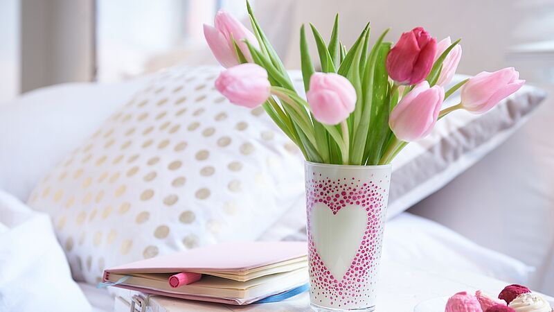 Anleitung Blumenvase zum Muttertag