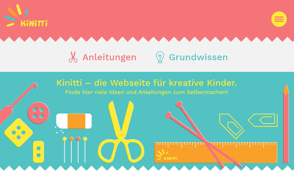 Kinitti - die Webseite für kreative Kinder