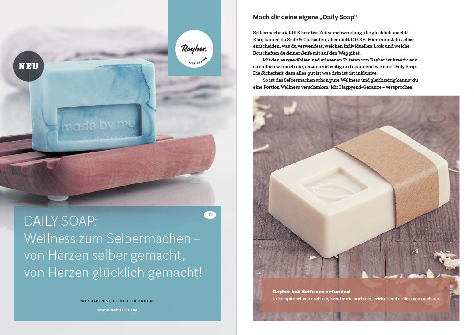 Personalisierte Seifen - Kreativität jetzt auch fürs Badezimmer - Broschüre im PDF-Format
